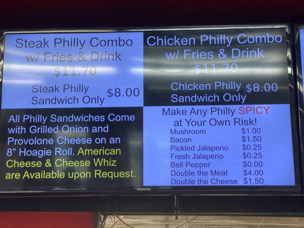 Tornado Burger Menu 7
